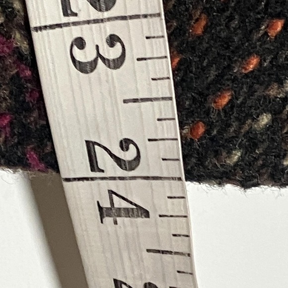 Cabi Vest Womens Medium Brown Plaid Tweed Button Front Belted Lined Waist Tie M - Picture 13 of 14